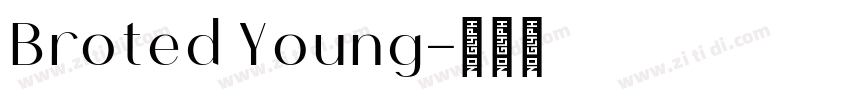 Broted Young字体转换